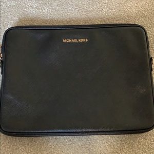 Black Michael Kors Laptop Sleeve